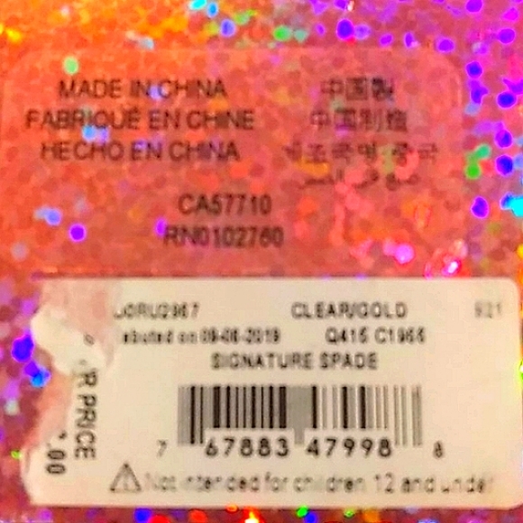 Signature Kate Spade Crystal Pendant & Earring Set NWT - Picture 7 of 7